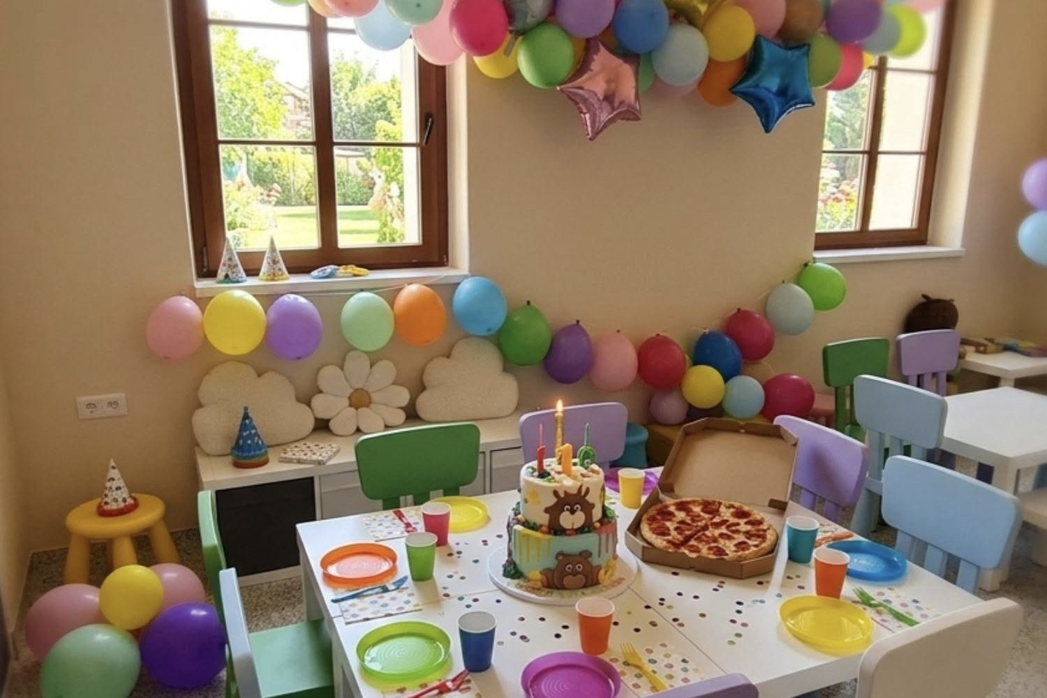 Kisebb gyerekeknek szóló buli a Seven Kidsben